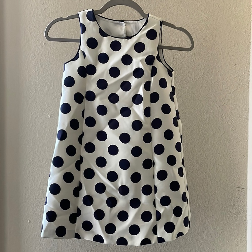 Tahari girls polka dots dress